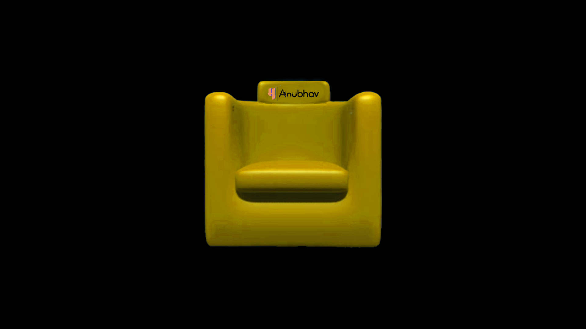 Golden Yellow 5D Chair